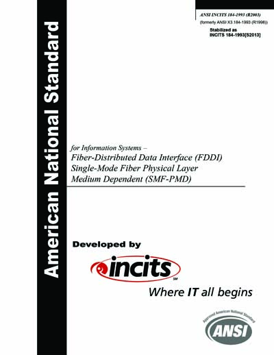 Standards PDF Cover Page